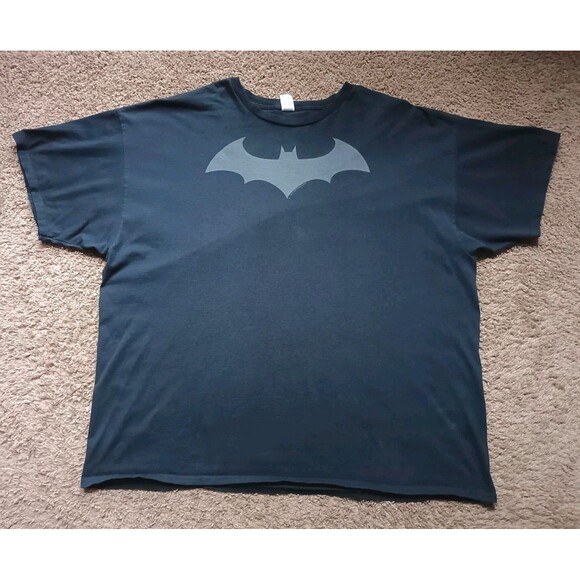 Y2K DC Comics Batman T-Shirt Men's 3XL Black Short Sleeve - Picture 1 of 7